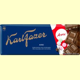 Шоколад молочный Karl Fazer Avec 200 гр.