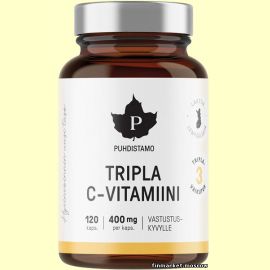 Puhdistamo Tripla C-vitamiini 120 табл.