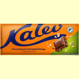 Шоколад молочный Kalev purustatud metspähklitega 200 гр.