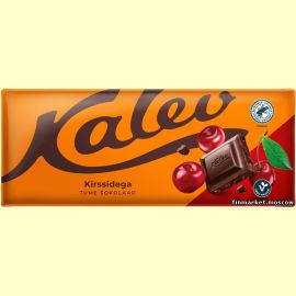Шоколад тёмный с вишней Kalev kirssidega 200 гр.