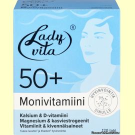 LadyVita 50+ Мультивитамины для женщин старше 50 лет 120 табл.