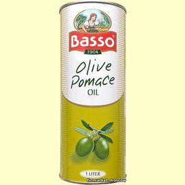 Масло оливковое Basso Olio Di Sansa di oliva 1 л.