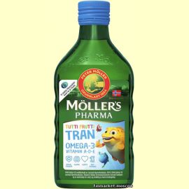 Möller's Pharma tran tutti frutti 250 мл.