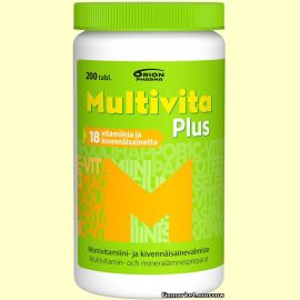 Multivita Plus Витаминно-минеральный комплекс для взрослых 200 табл.