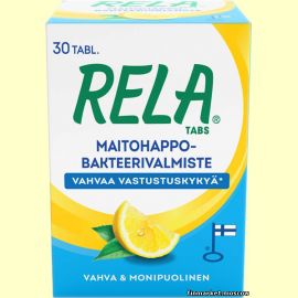 Rela Tabs Sitruuna молочнокислые бактерии со вкусом лимона 30 табл.