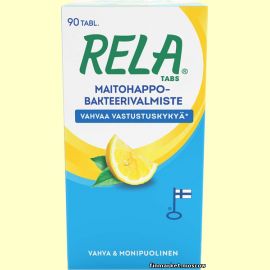 Rela Tabs Sitruuna молочнокислые бактерии со вкусом лимона 90 табл.