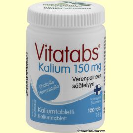 Vitatabs® Kalium Калий в таблетках 120 табл.