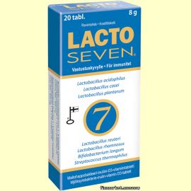 Молочнокислые бактерии LACTO SEVEN Original 20 табл.