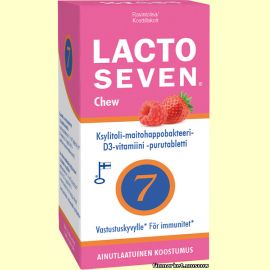 Молочнокислые бактерии Lacto Seven Chew 30 табл.