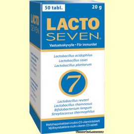 Молочнокислые бактерии LACTO SEVEN Original 50 табл.