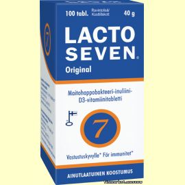 Молочнокислые бактерии LACTO SEVEN Original 100 табл.