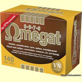 Omegat 3-6-7-9 Рыбий жир 140 капсул