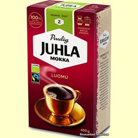 Кофе молотый Paulig Juhla Mokka Luomu 400 гр.
