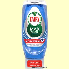 Гель для мытья посуды Fairy Max Power Antibacterial 660 мл.
