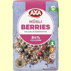 Мюсли ягодные AXA Müsli Berries 600 гр.