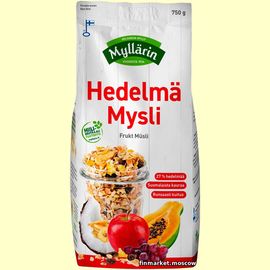 Мюсли фруктовые Myllärin Hedelmämysli 750 гр.