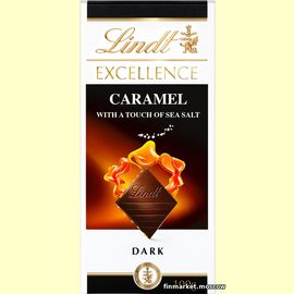 Шоколад темный Lindt Excellence Karamelli ja merisuola 100 гр.