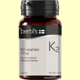 bertil´s K2-vitamiini 60 табл.