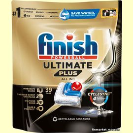Таблетки для посудомоечной машины Finish Ultimate Plus 39 шт.