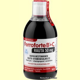 Ferroforte B® + C, железо 50 мг. 500 мл.