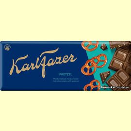 Шоколад молочный Karl Fazer Pretzel 180 гр.