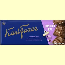 Шоколад молочный Karl Fazer Lontoo rae 180 гр.