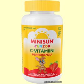 Minisun C-vitamiini Pehmokengu 120 шт.