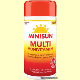 Minisun Monivitamiini Multi Kola 90 табл.