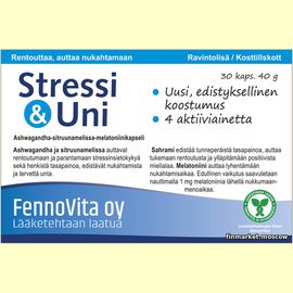 Fennovita Stressi & Uni (Стресс и сон) 30 капс.