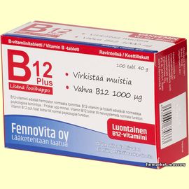 Fennovita B12 1000 мкг + фолиевая кислота 100 табл.