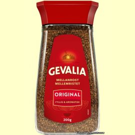 Кофе растворимый Gevalia ORIGINAL MELLANROST (стеклянная банка) 200 гр