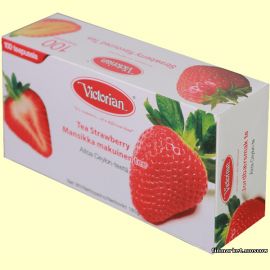 Чай Victorian Tea Strawberry Mansikka Makuinen Tee 100 пакетиков
