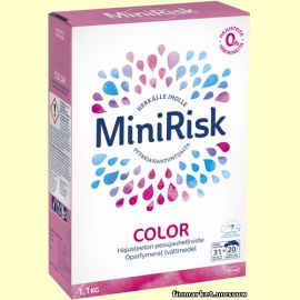 Стиральный порошок для цветного белья Mini Risk Color 1,1 кг.