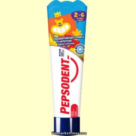 Зубная паста для детей 2-6 лет Pepsodent Kids Fruktsmask 50 мл