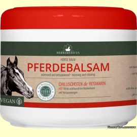 Бальзам Herbamedicus Pferdebalsam Hot (спортивный/лошадиный) 500 мл.