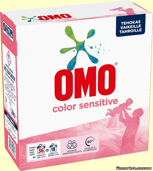 Заказать Стиральный порошок Omo Sensitive Color 1,26 кг. в службе ...